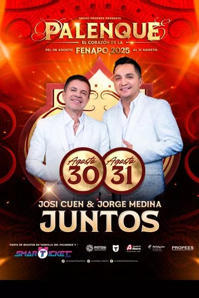 Jorge Medina & Josi Cuen - Palenque Fenapo - San Luis Potosí - 30 Agosto
