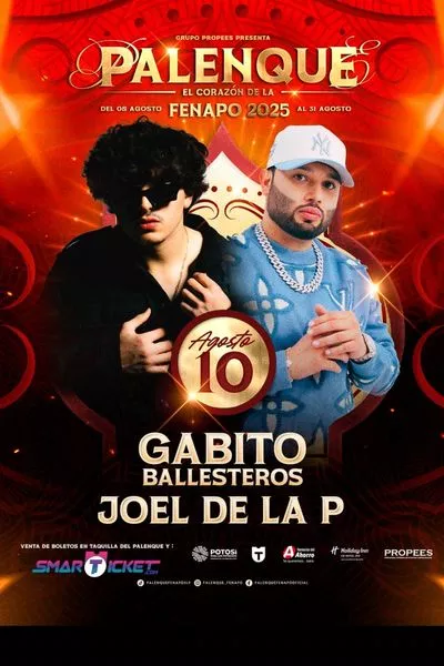Gabito Ballesteros - Palenque Fenapo - San Luis Potosí - 10 Agosto