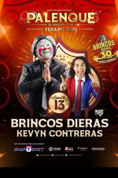 Brincos Dieras - Palenque Fenapo - San Luis Potosí - 13 Agosto